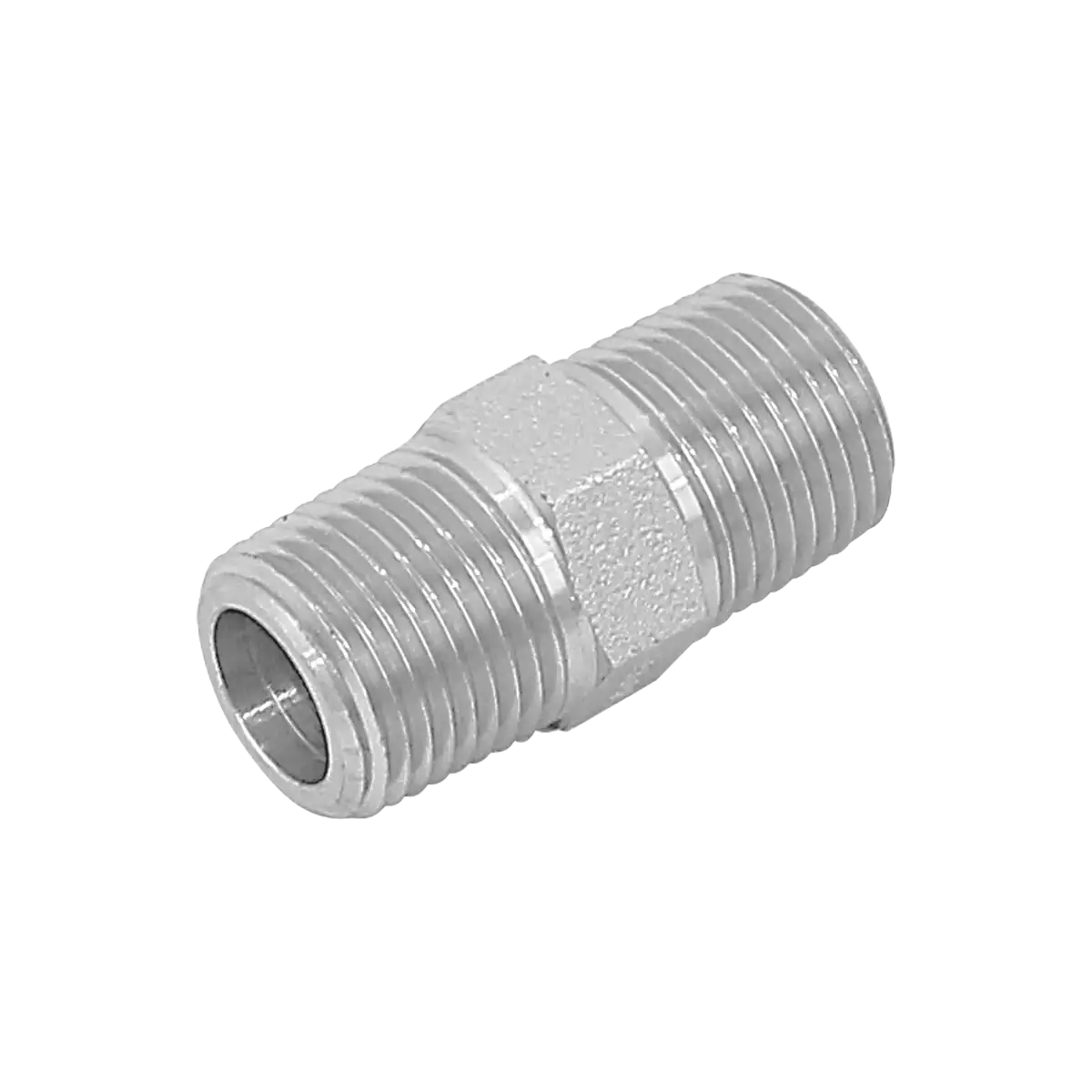 Adaptador recto - macho nptf 1/2" - macho nptf 1/2"