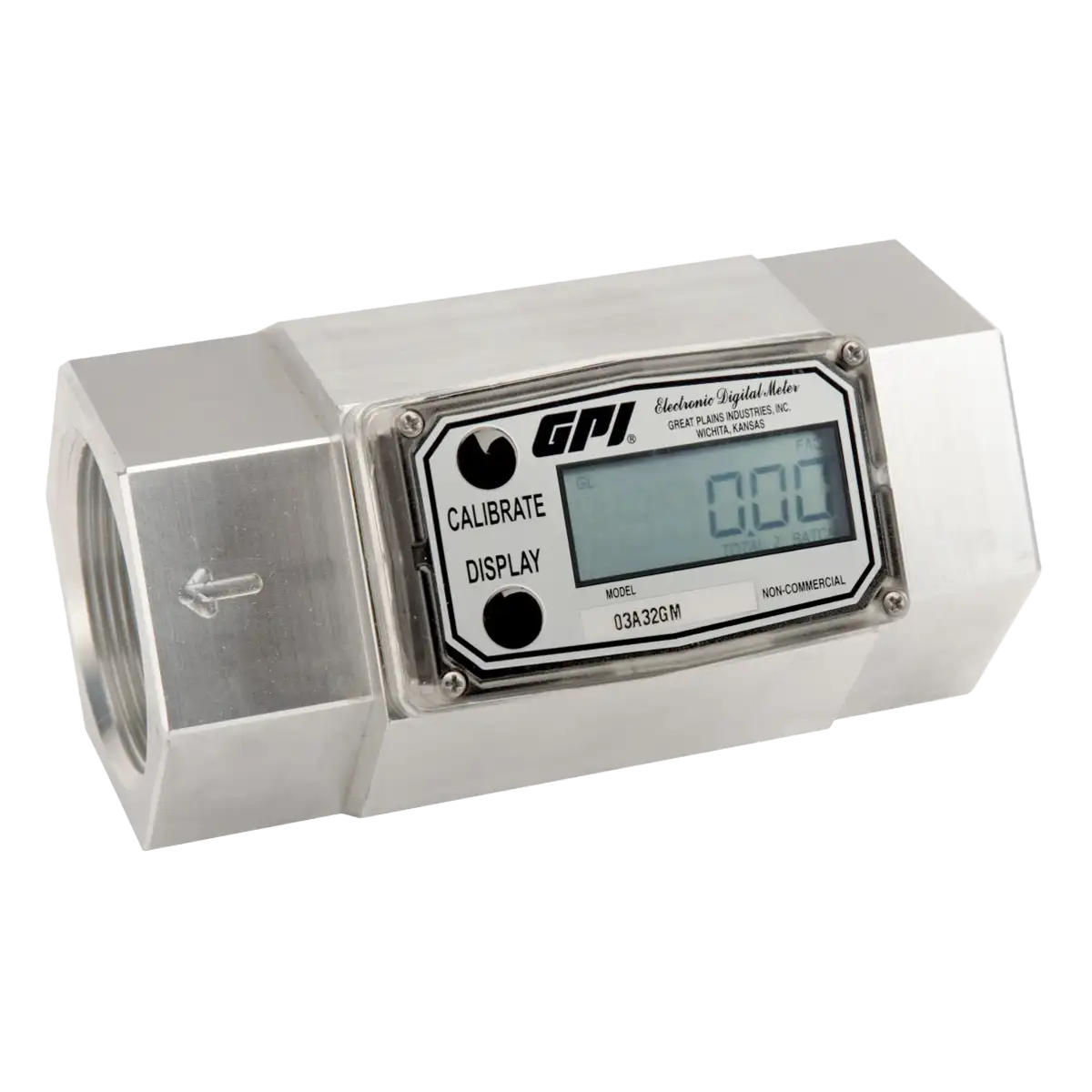 Gpi - medidor / totalizador digital de caudal -2"npt
