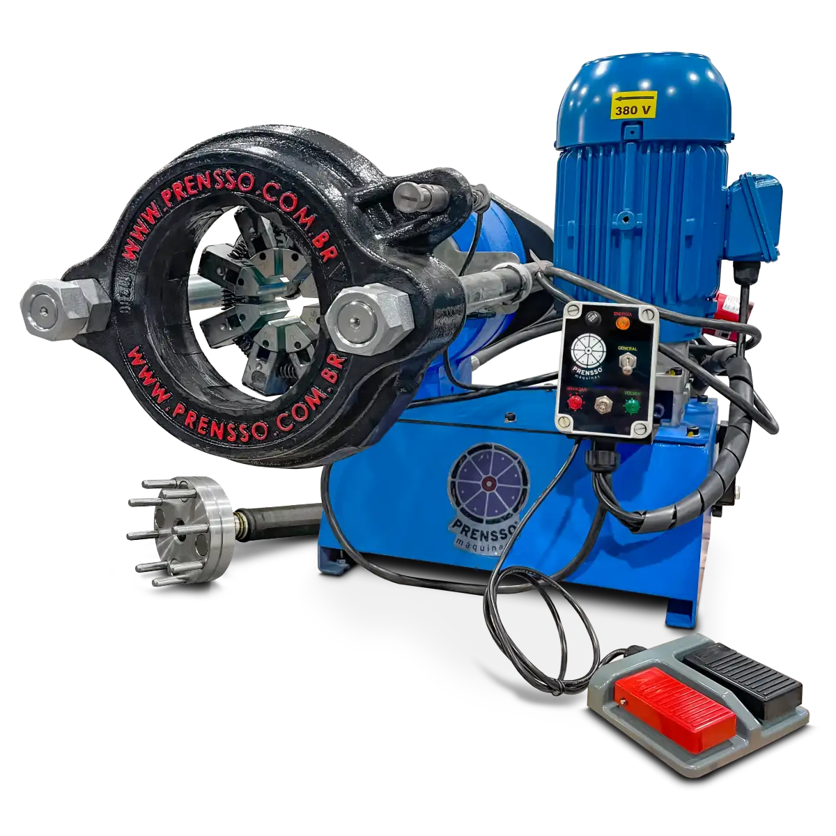 Prensa mangueras 1/4" a 1.1/4" - 380V - 50Hz - (trifasico) (PE55)