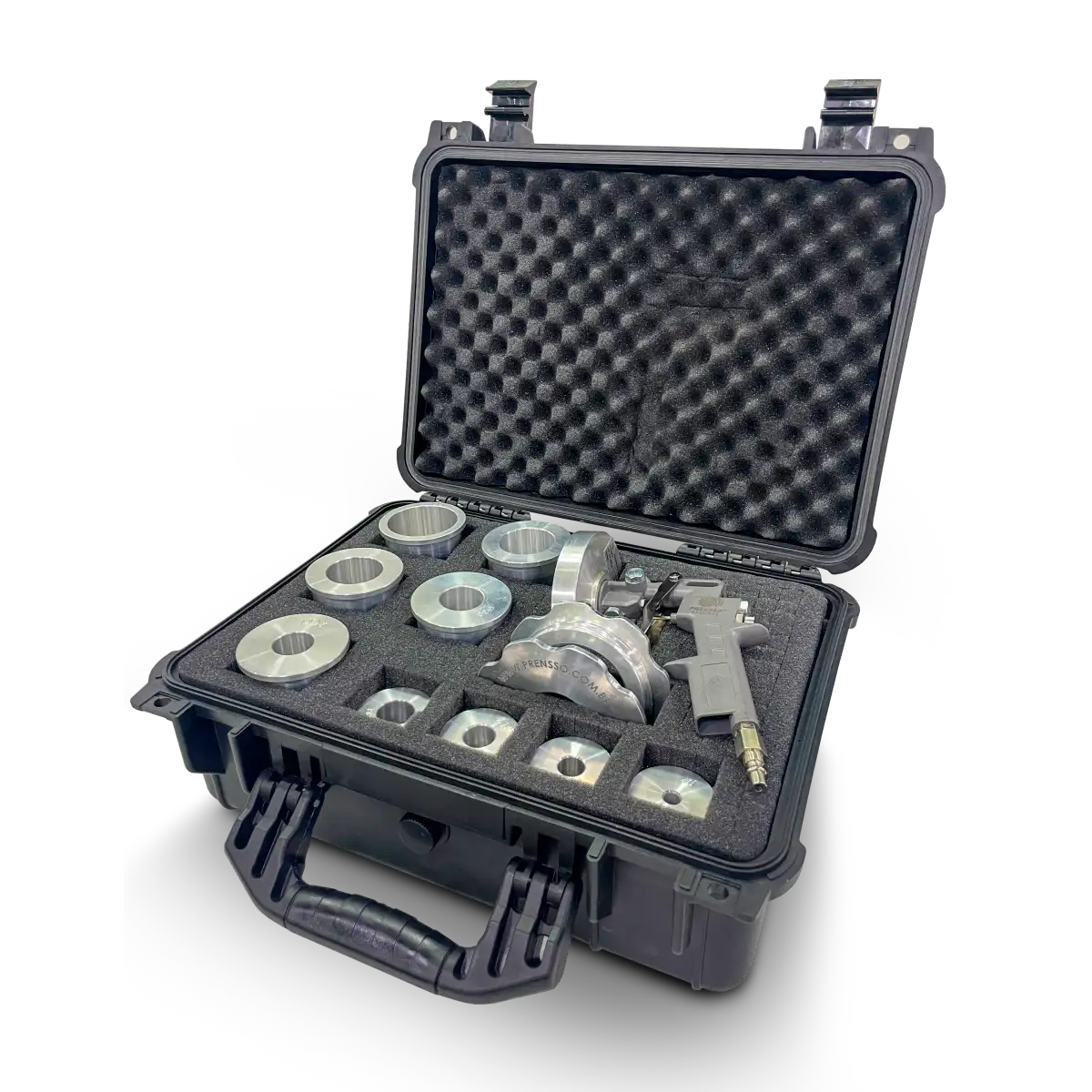 Pistola neumatica para limpieza de tubos y mangueras