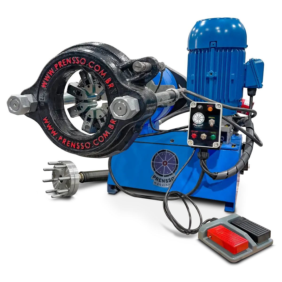 Prensa mangueras 1/4" a 1.1/4" - 220V - 50Hz - (monofasico) (PE55)