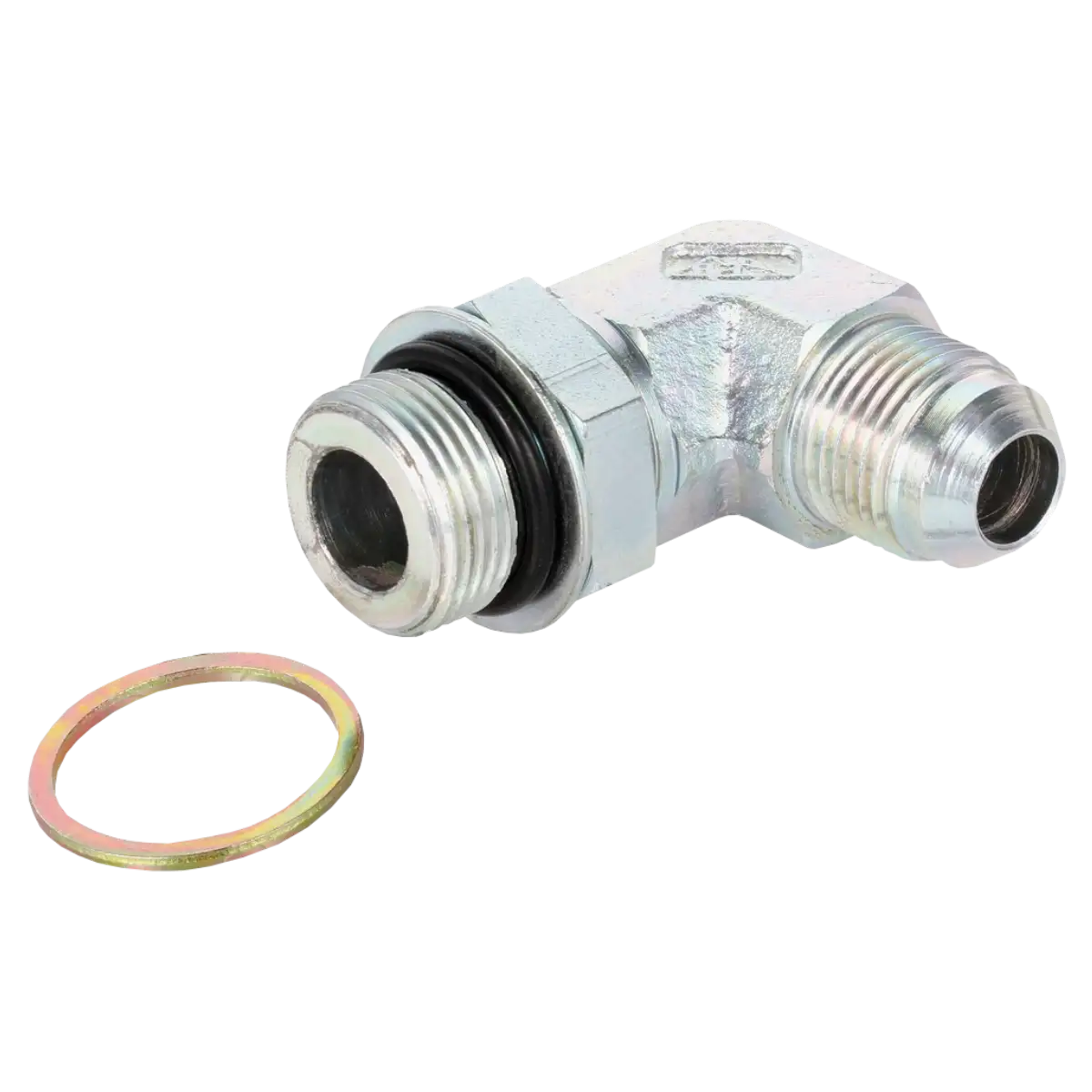 Adaptador curvo 90° - macho bspp 3/8" - macho jic 9/16" - 1JG9-06-06