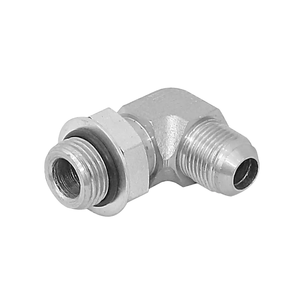 Adaptador curvo 90° - macho bspp 1/2" - macho jic 3/4" - 1JG9-08-08
