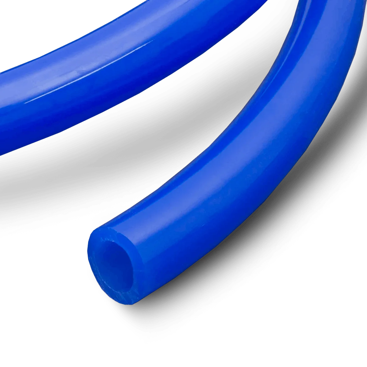 Tubo poliuretano flexible 08 mm x 1 mm - azul - (manguera / neumatica)
