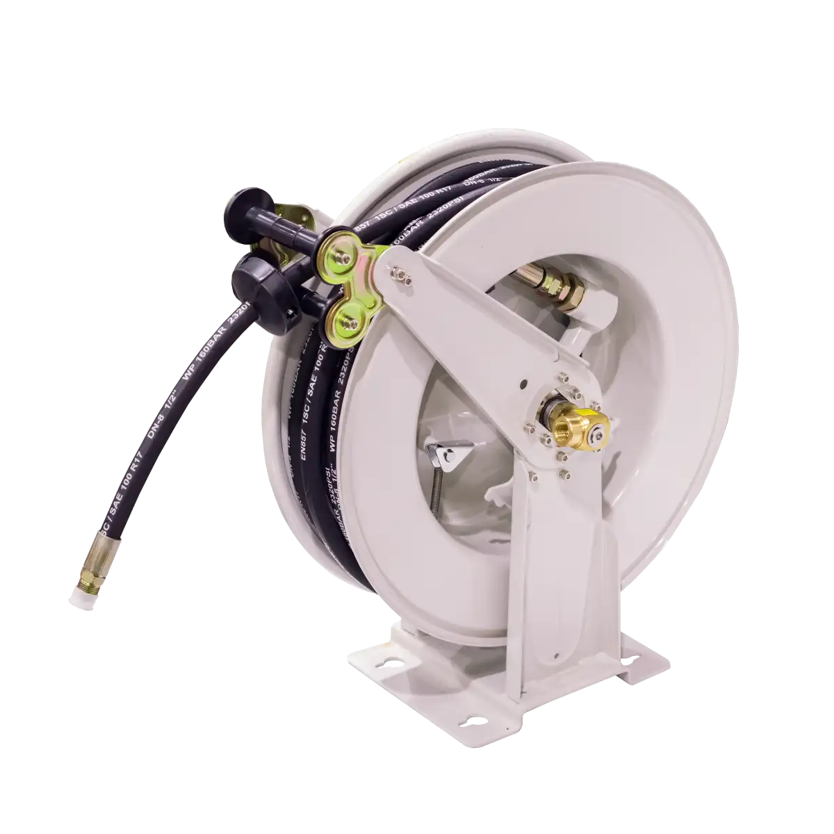 Powerlub - Carretel para aceite con manguera de 1/2" de 20 metros
