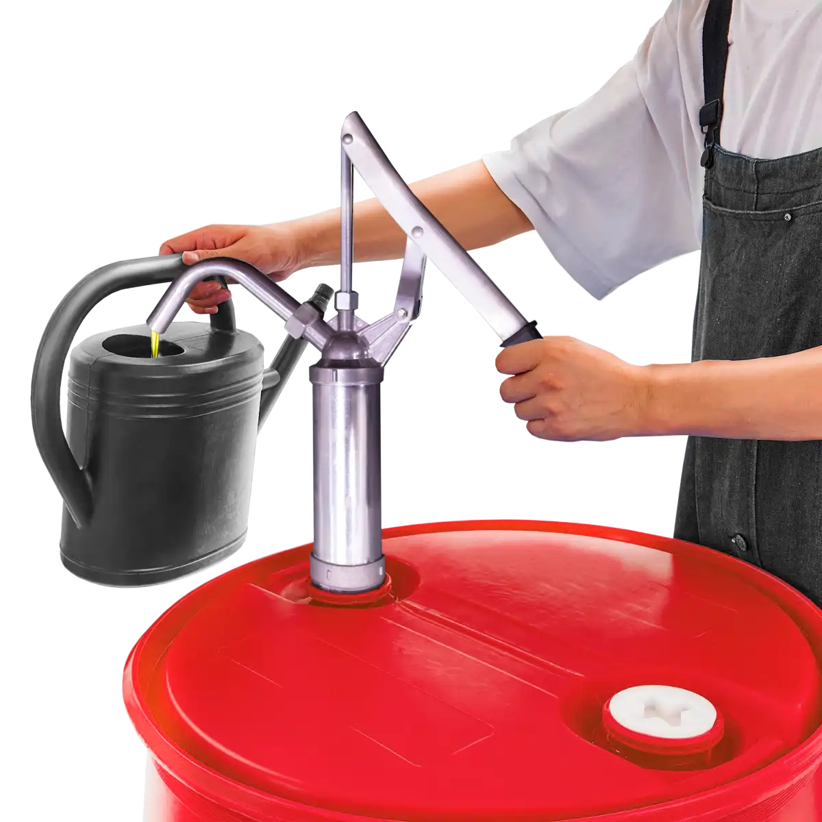 Pwerlub - Bomba manual para tambor de aceite de 200 litros - imagen 2