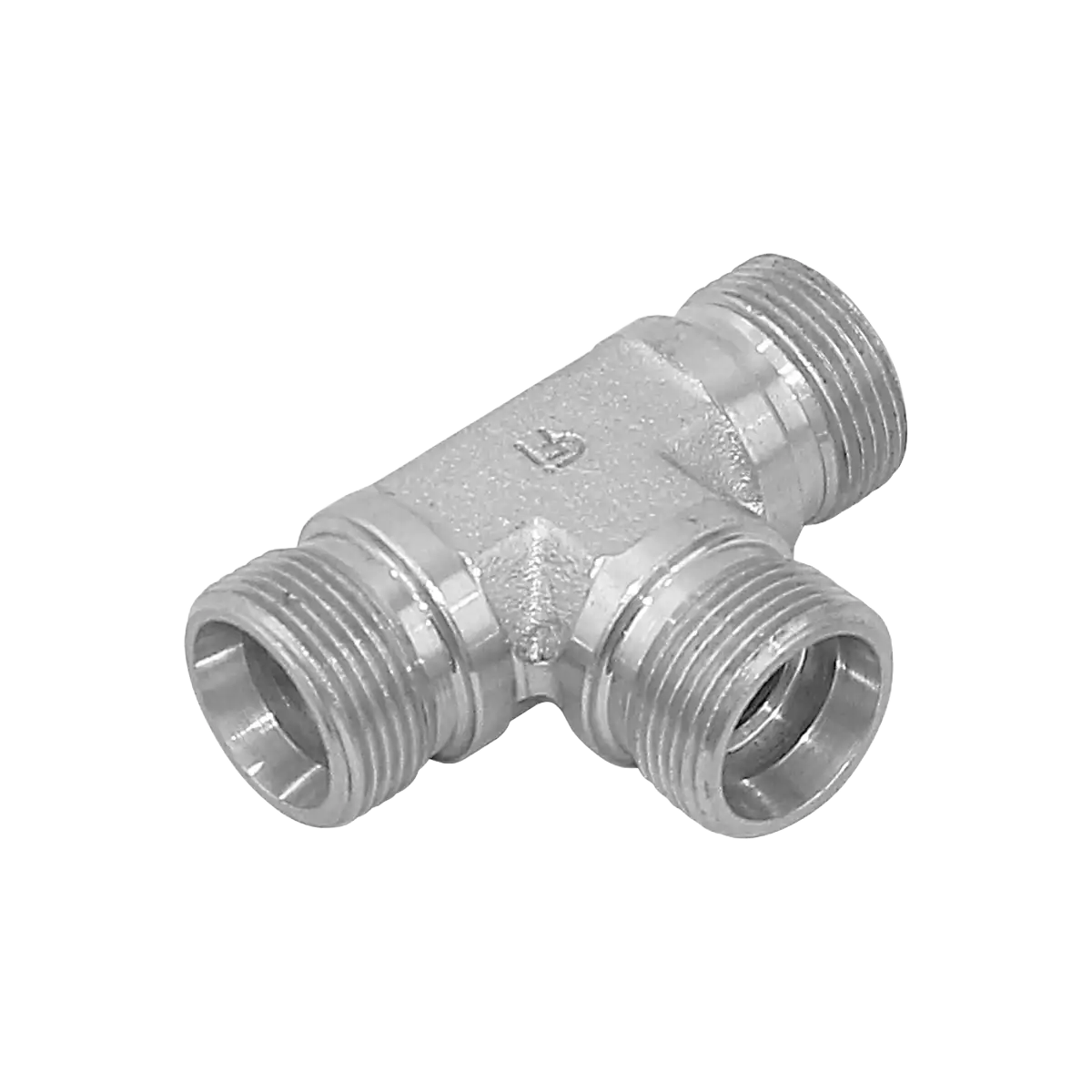 Adaptador tee métrico - serie ligera - 16x1.5 - tubo 10mm.