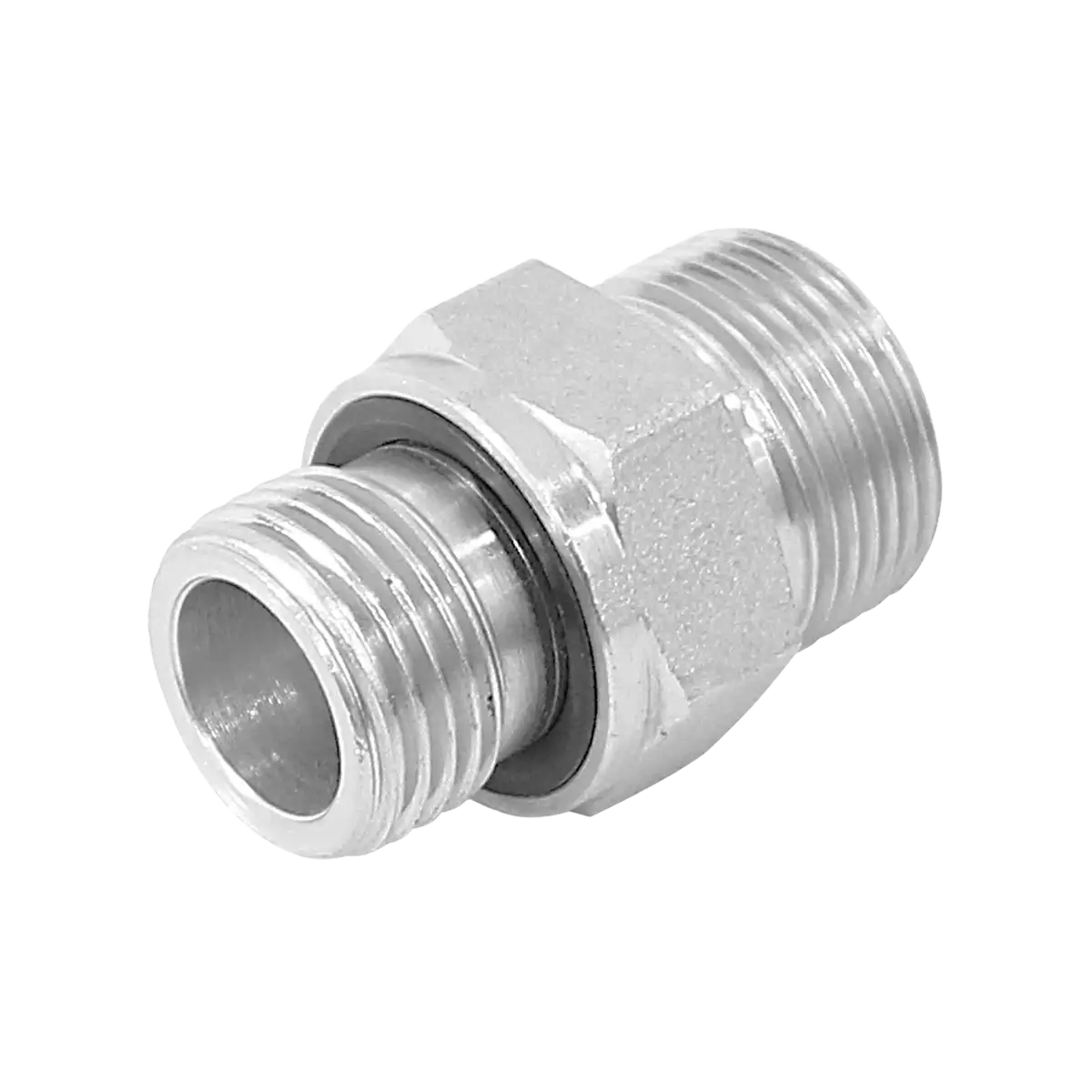 Adaptador recto - macho bspp 3/8" - métrico 20X1.5 - tubo 12mm.