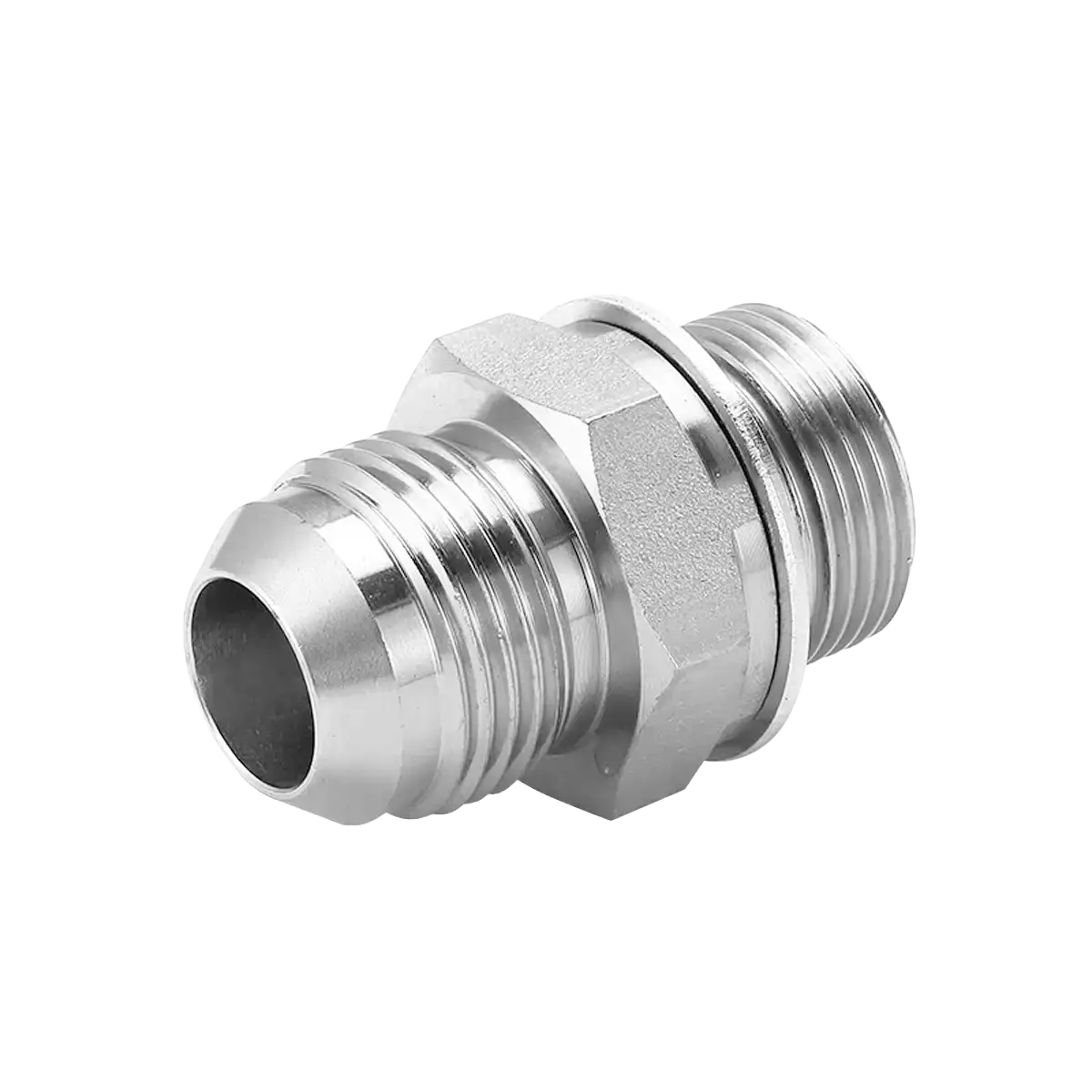 Adaptador recto - macho bspp 1/2" - macho jic 7/8"