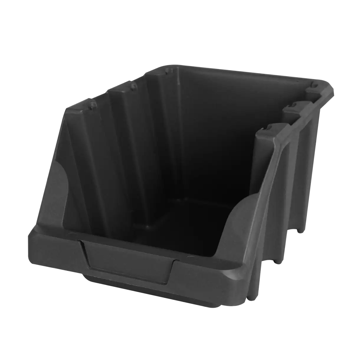Caja plástica nro 7 color negro (grande)