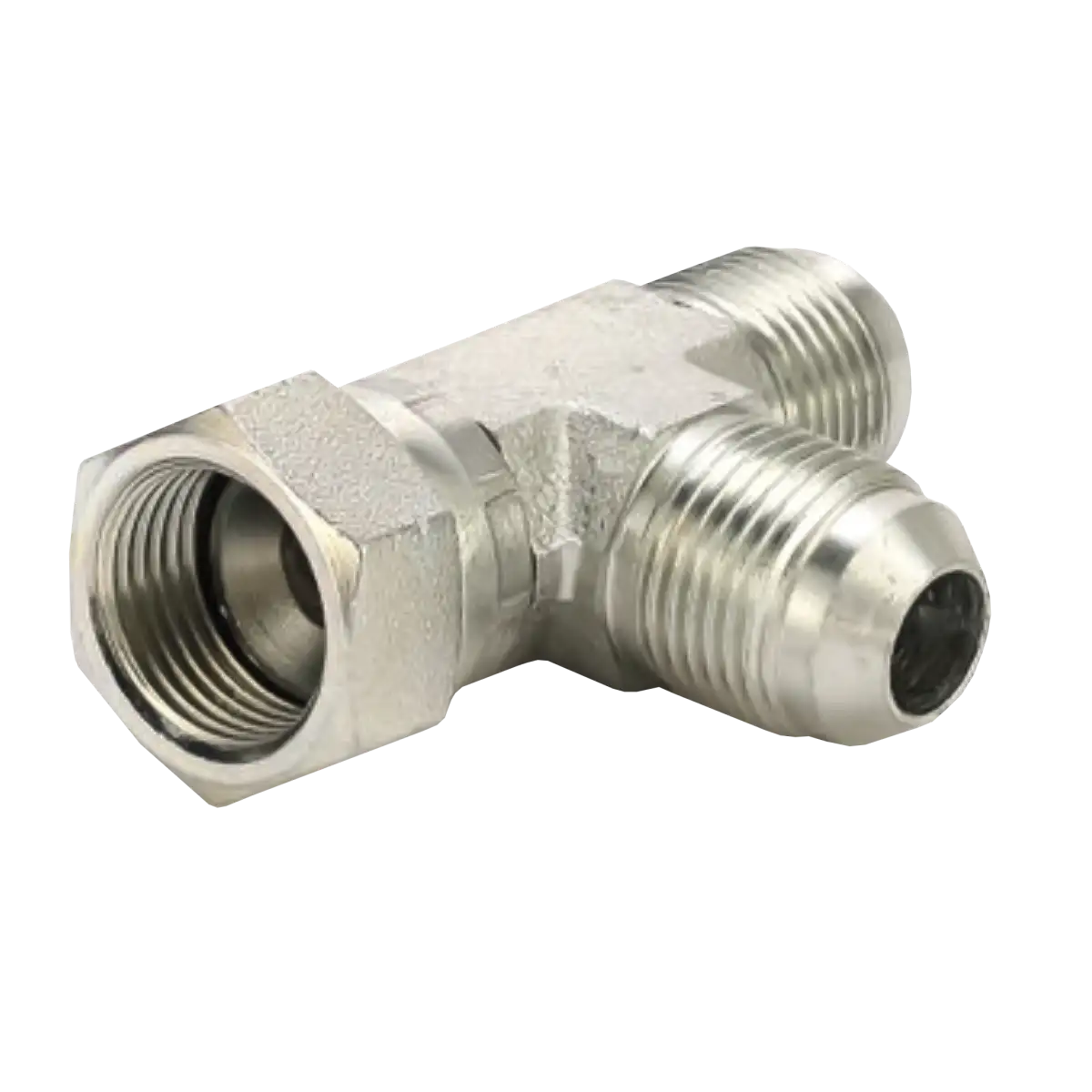 Adapt. tee - hembra jic 1.1/16" - macho jic 1.1/16" - macho jic 1.1/16" - CJ-12