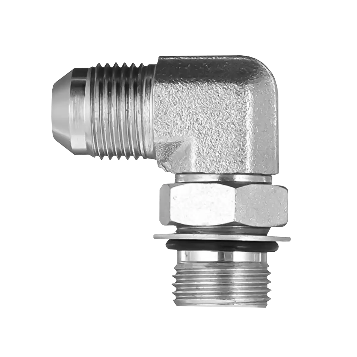 Adaptador curvo 90° - macho unf 3/4" - macho jic 7/8" - 1JO9-10-08