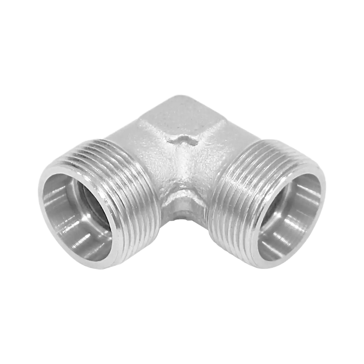 Adaptador curvo 90° - métrico - macho 42x2.0 - 42x2.0 - tubo 30mm. - 1D9-42