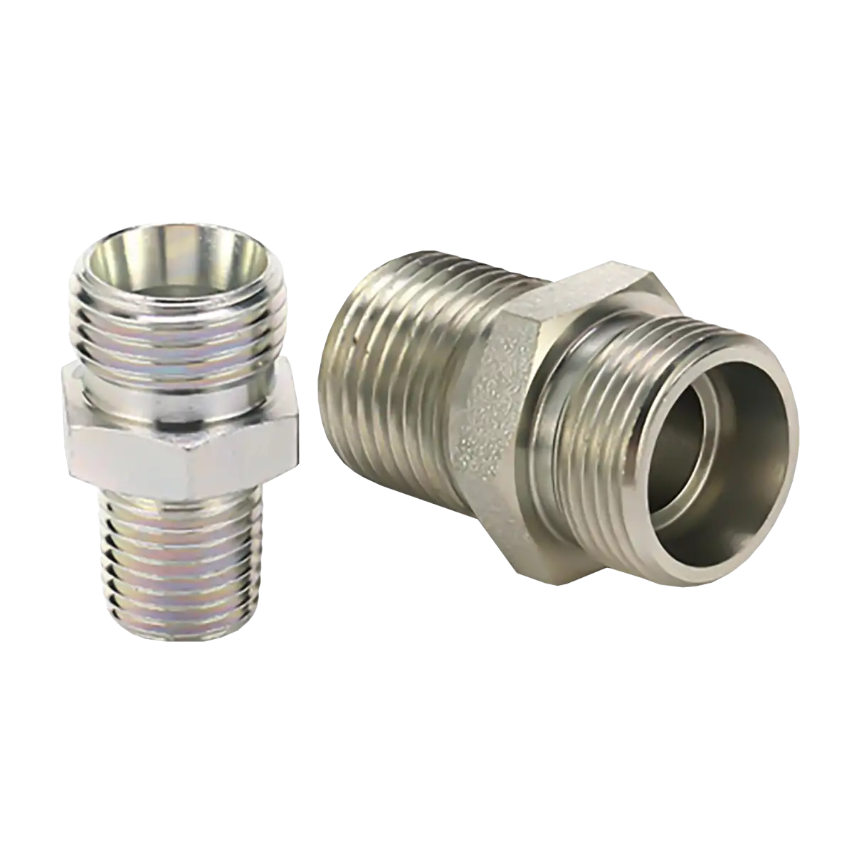 Adaptador recto - macho nptf 3/8" - métrico 14x1.5 - tubo 08mm. - 1CN-14-06