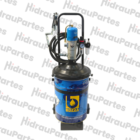 Bozza - Propulsora neumática para grasa con tanque de 24 kg