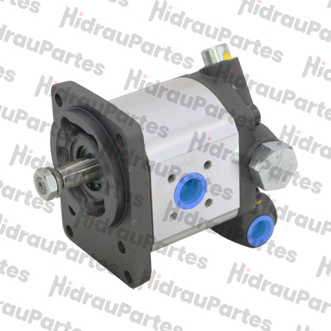 Bomba de engranajes - con válvula dbv/srv dreno externo - 19 cm3 - anti-horario - eje cónico - 9510080621.