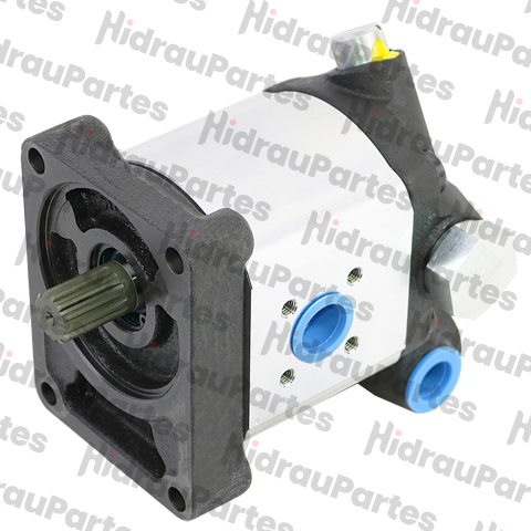 Bomba de engranajes - con válvula dbv/srv dreno interno - 16 cm3 - anti-horario - eje 13 estrías - R979034336.